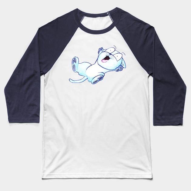 Playful Kitty Baseball T-Shirt by NochTec